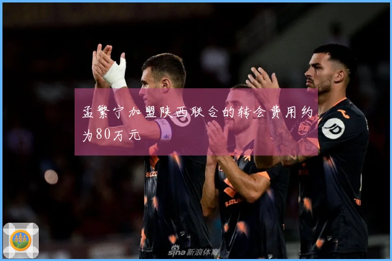 孟繁宁加盟陕西联合的转会费用约为80万元